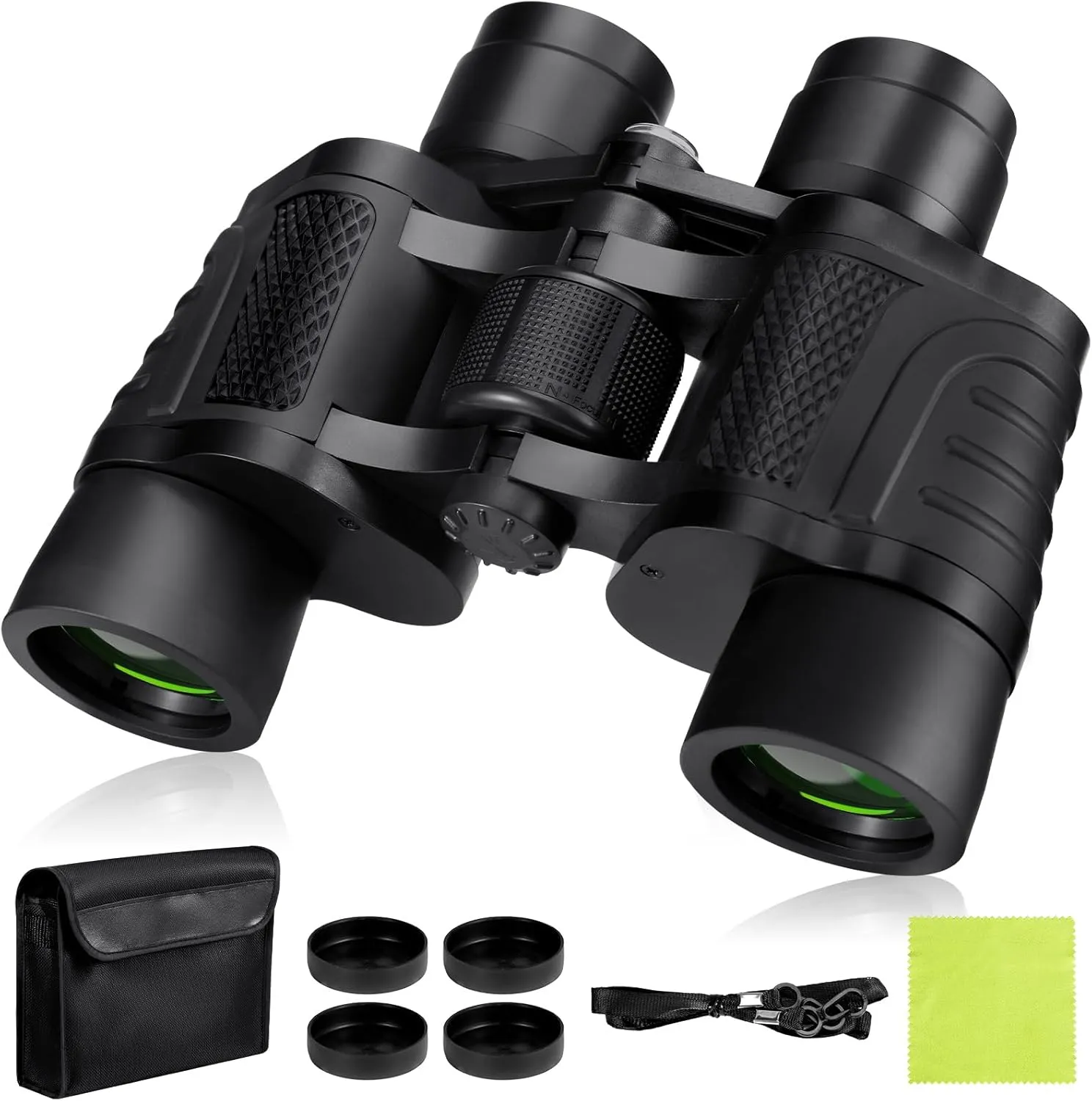 12x25 Binoculars for Adults and Kids High Powered, Foldable Waterproof Compact Binoculars Clear Large View for Bird Watching, Hunting, Hiking, Concert, Cruise Ship, Theaters, Travel