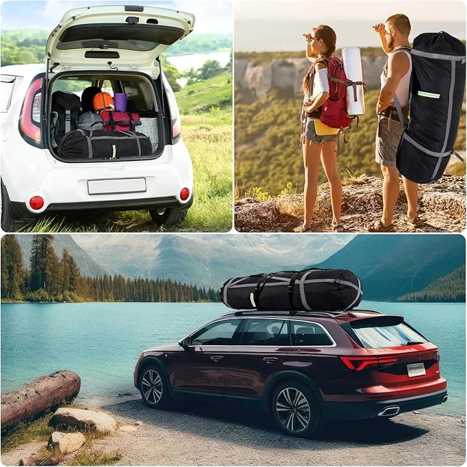 52 Inch Large Camping Chair Replacement Bag Heavy Duty Oxford Storage Folding Chair Carry Bag with Adjustable Strap Handle Pocket for Travel Outdoor Camping Sports, No Chair Included