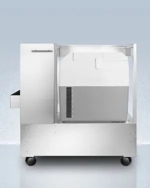 Accucold Stainless Steel Cart with Portable Refrigerator/Freezer - SPRF36CART