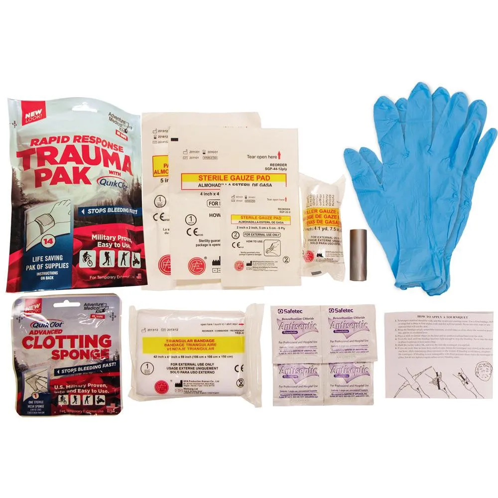Adventure Medical Rapid Response Trauma Pak w-QuikClot&reg;