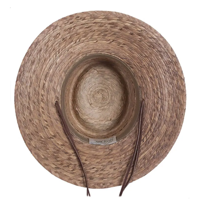 Burnt Palm Leaf Outback Sun Hat for Small Heads - Tula Hats