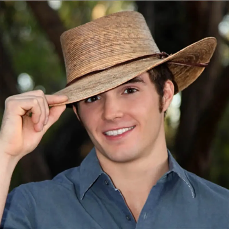 Burnt Palm Leaf Outback Sun Hat for Small Heads - Tula Hats