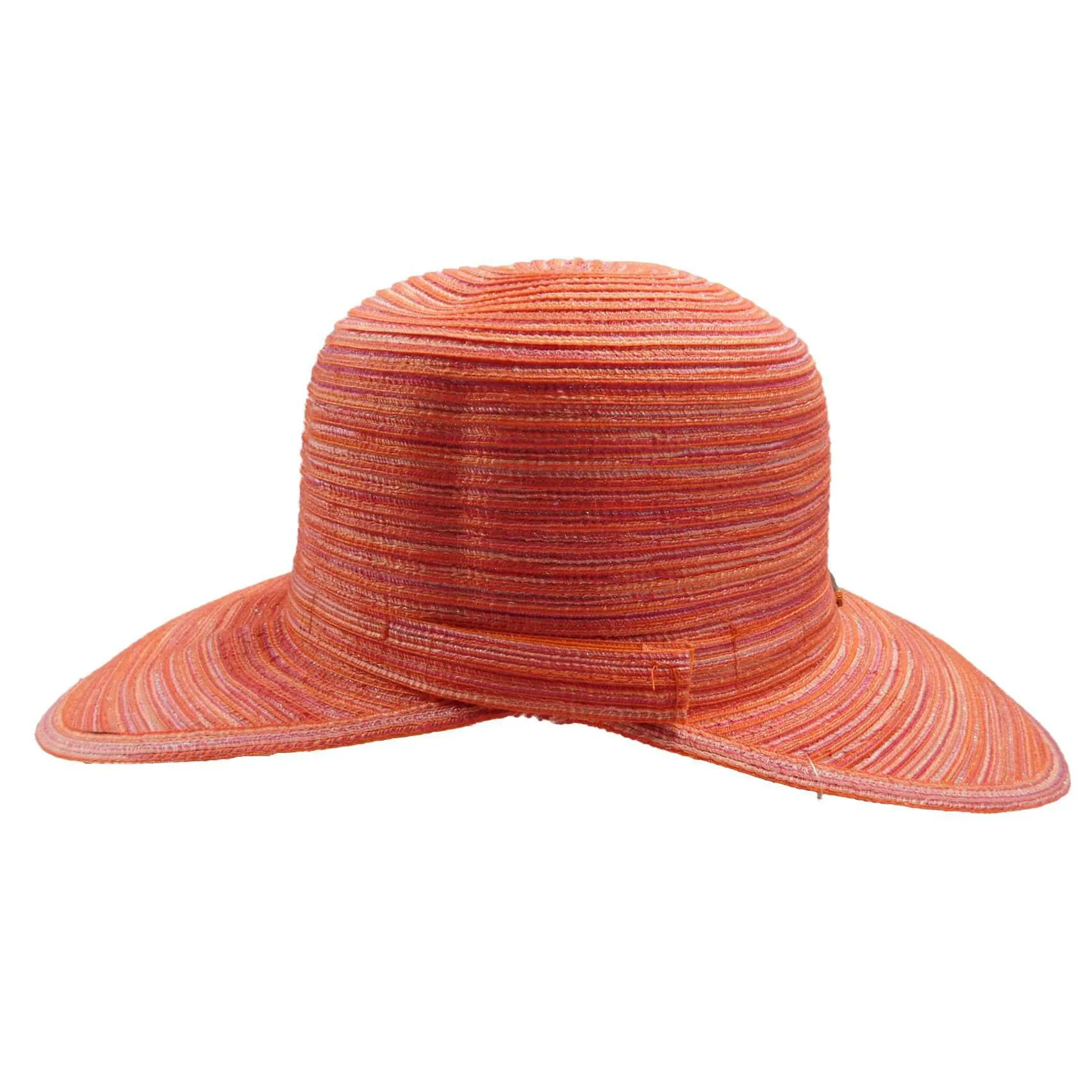 Cappelli Polybraid Facesaver Hat with Sea Shells and Pearl Band