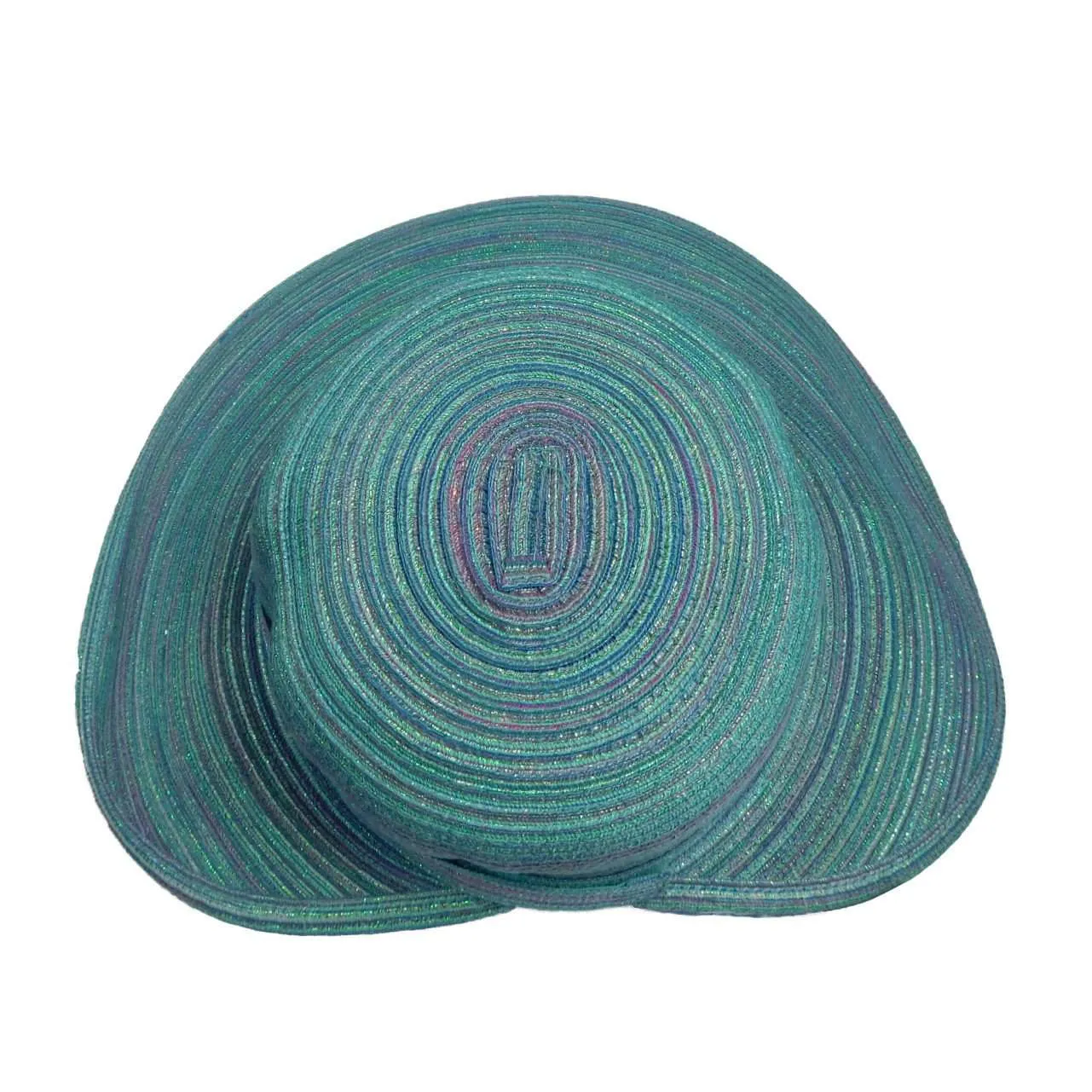 Cappelli Polybraid Facesaver Hat with Sea Shells and Pearl Band