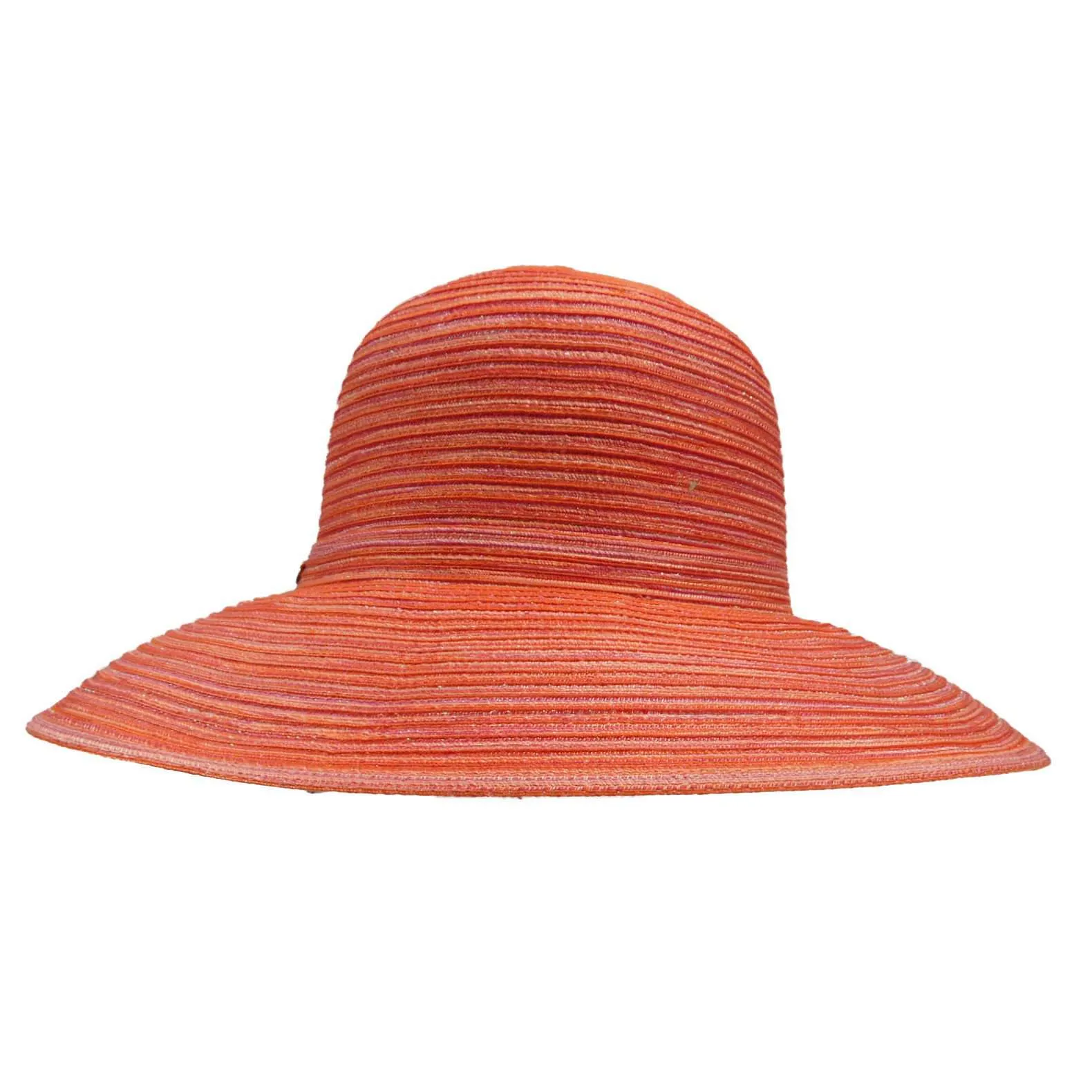 Cappelli Polybraid Facesaver Hat with Sea Shells and Pearl Band