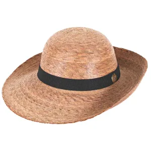 Chloe Asymmetrical Up Turned Brim Palm Sun Hat - Tula Hats