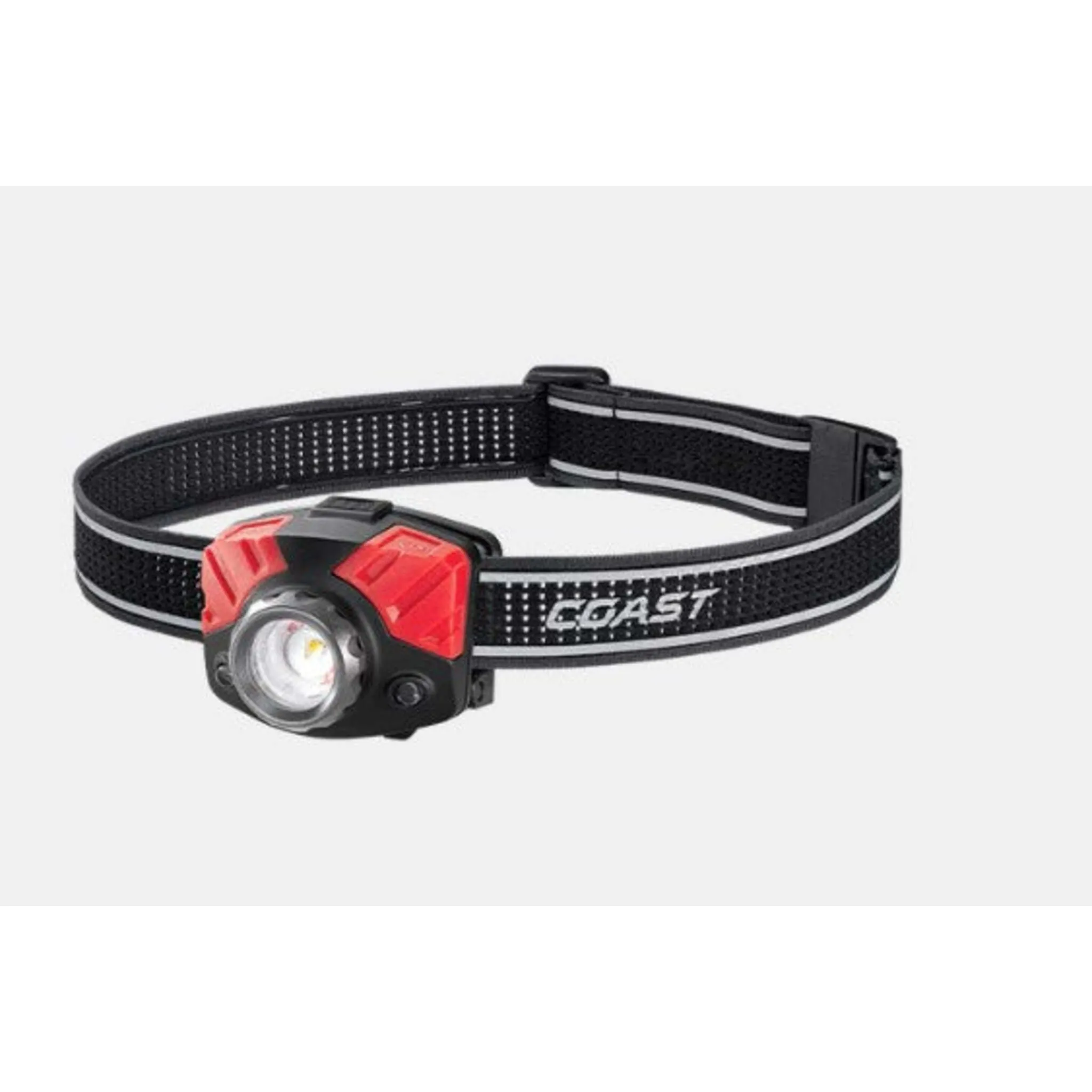 Coast® FL75R Rechargeable Pure Beam Focusing Headlamp - 1000 Lumens, Dual Power, 14-Hour Run Time, Hardhat Compatible, Stormproof, 5 Colors