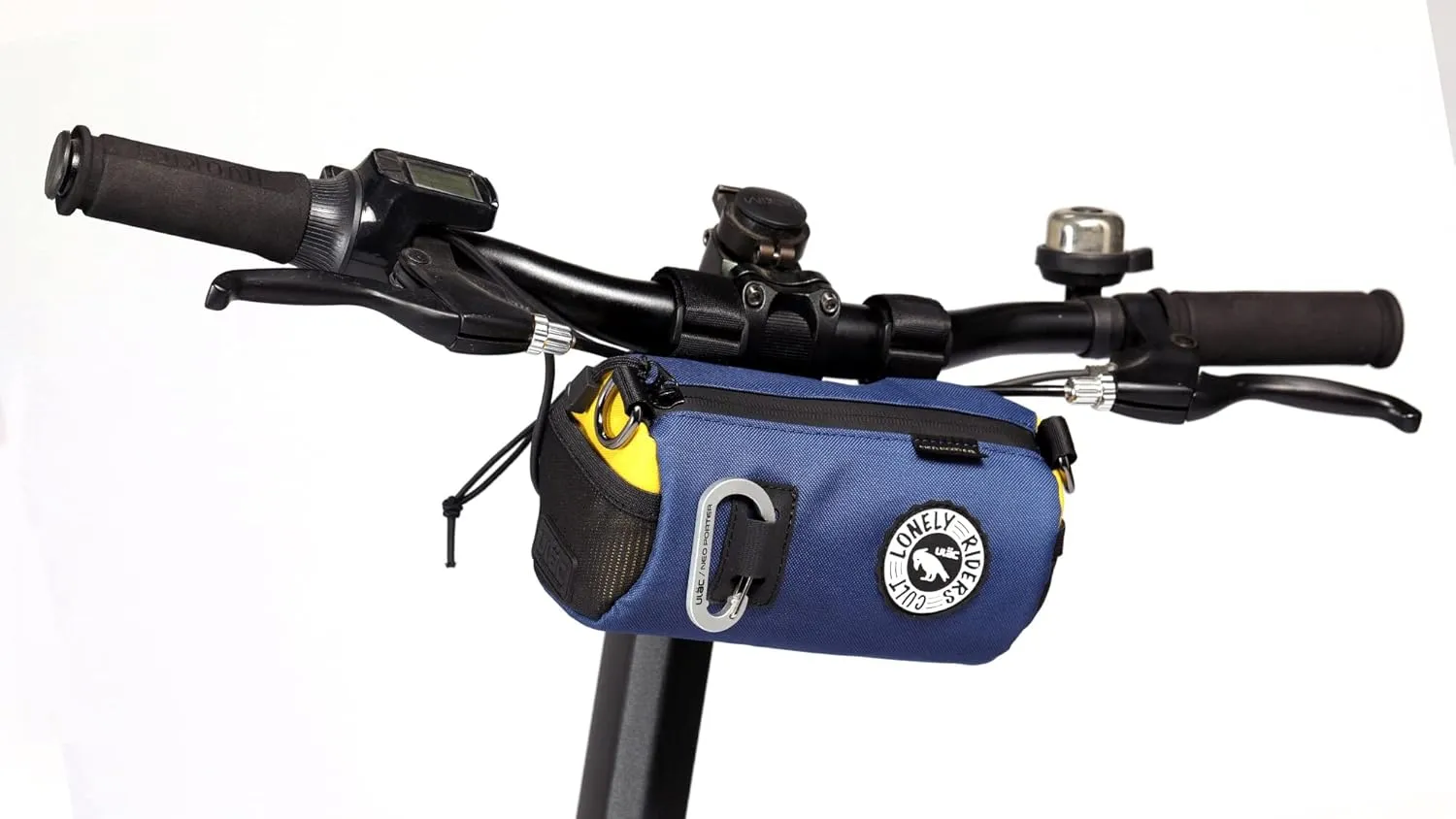 COURSIER COLLECTION Neo Porter Bike Feed Bag for Handlebar, with front eyelet accommodating lights and sunglasses and a shoulder strap for easy transport