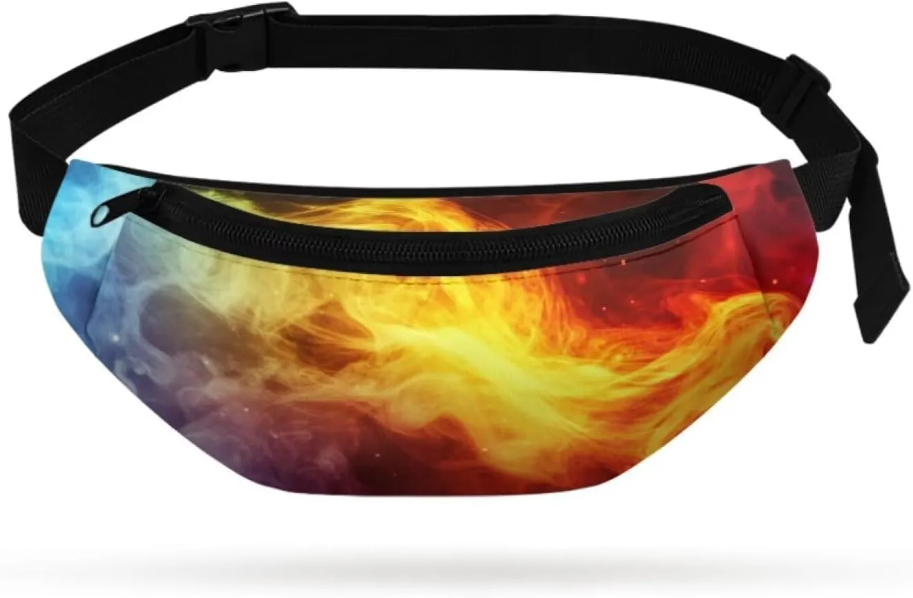 Cozeyat Fire Kids Fanny Pack Crossbody Bags for Boys Festival Bag Small Cute Fanny Packs Fashionable Concert Accessories