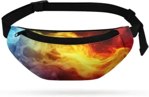 Cozeyat Fire Kids Fanny Pack Crossbody Bags for Boys Festival Bag Small Cute Fanny Packs Fashionable Concert Accessories