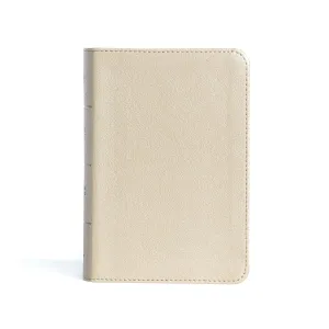 CSB Compact Reference Bible, Gold LeatherTouch, Red Letter, Presentation Page, Cross-References, Full-Color Maps, Easy-to-Read Bible Serif Type Imitation Leather  Large Print, April 15, 2023