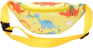 Dinosaur Kids Fanny Pack for Toddler Girls Boys Small Belt Bag Crossbody Sling Bag Waist Pack