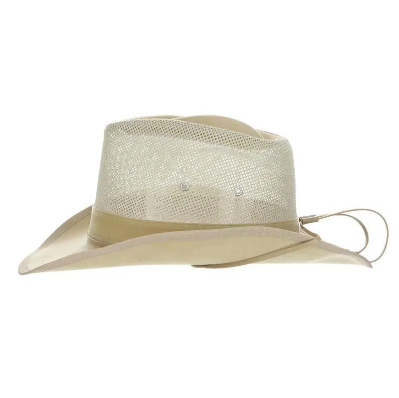 DPC Global Western Soaker Hat with Chin Cord - Dorfman Hats