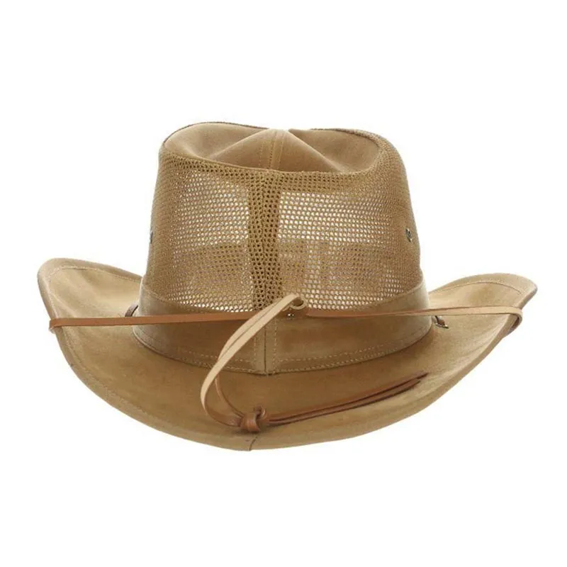 DPC Global Western Soaker Hat with Chin Cord - Dorfman Hats