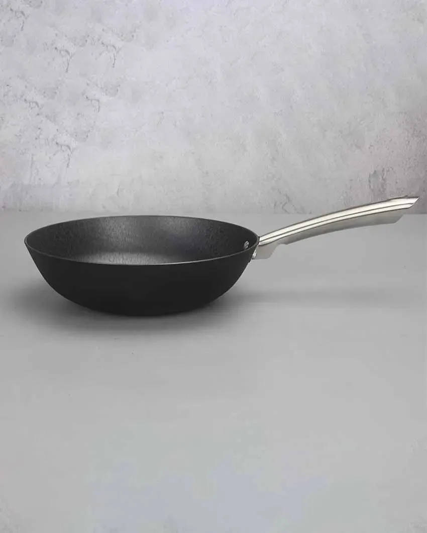 Fancy Non Stick Wok With Frypan | Safe For All Cooktops