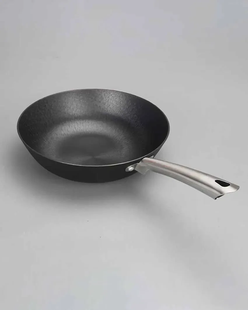 Fancy Non Stick Wok With Frypan | Safe For All Cooktops