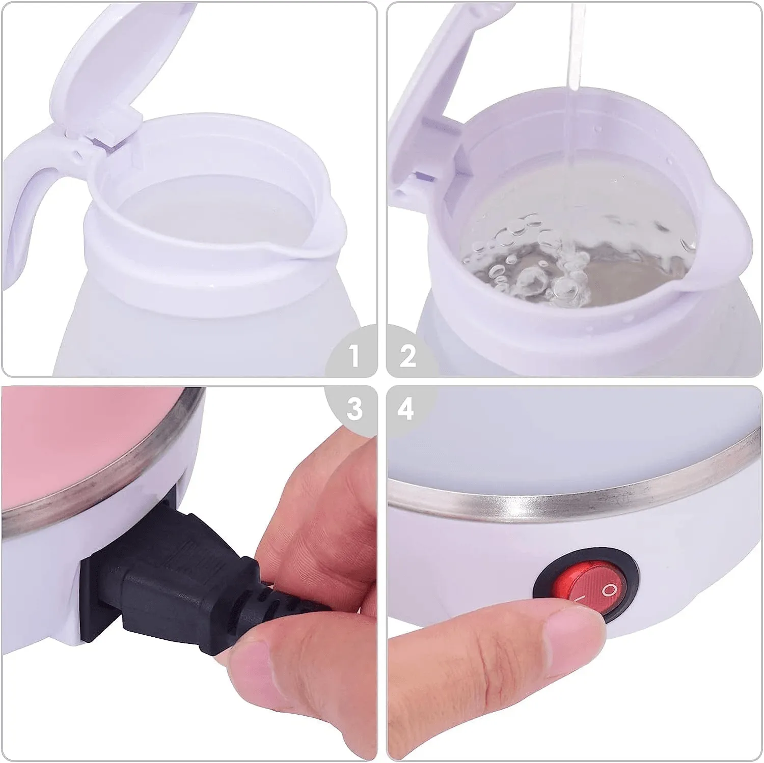 Foldable Electric Kettle 600ml MA-1613