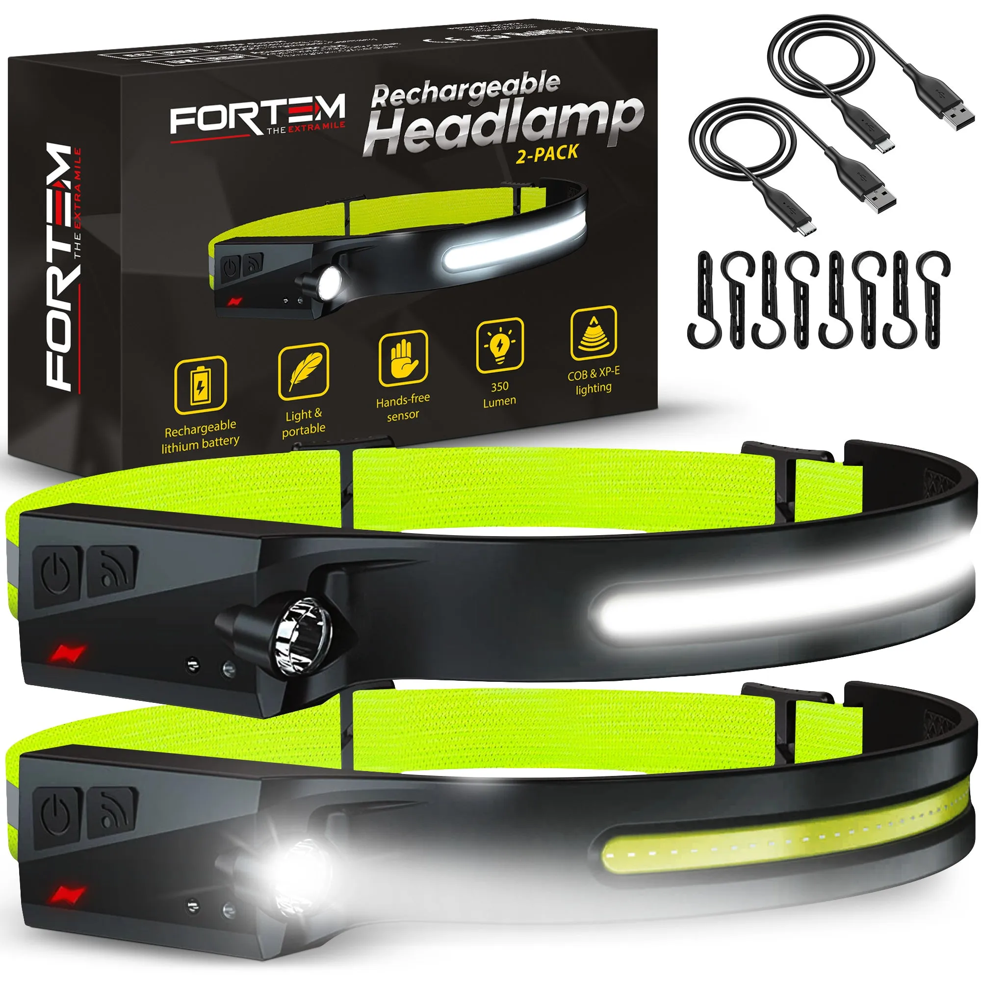 Headlamps 2 Pack
