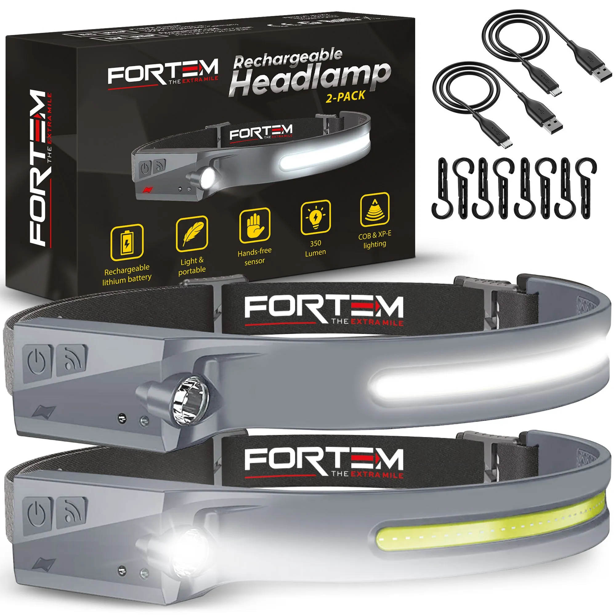 Headlamps 2 Pack