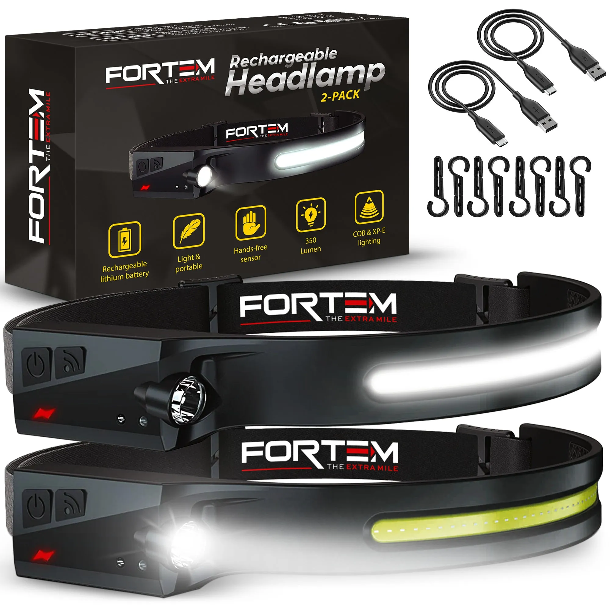 Headlamps 2 Pack