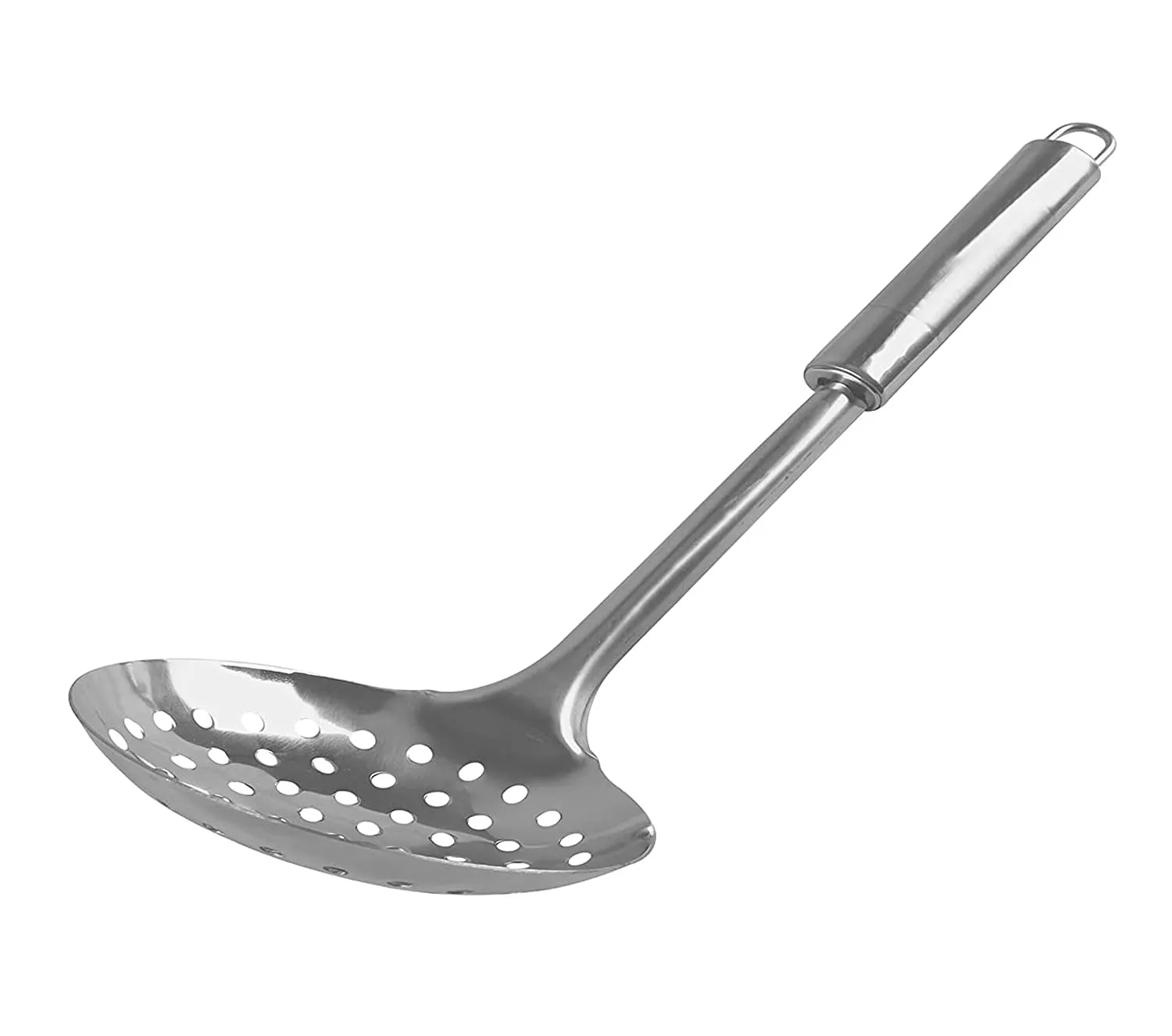 Heart Home Multiuses Serving & Cooking Stainless Steel Kitchen Tool & Utensil, Set of 4 (Skimmer & Spatula & Solid Turner & Slotted Turner) (Silver)