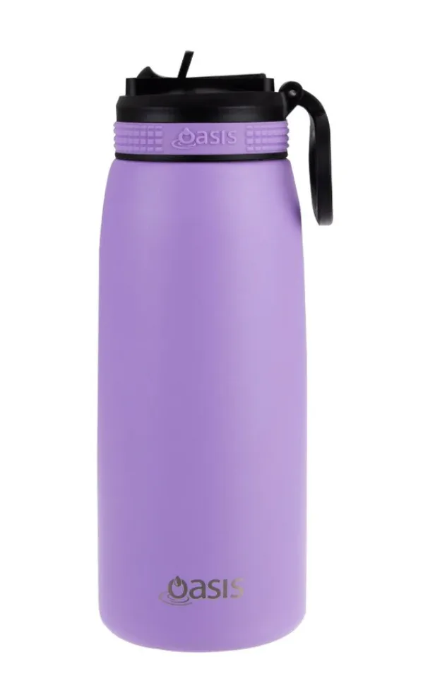 Insulated Sports Bottle Sipper Straw; Lavender - Oasis