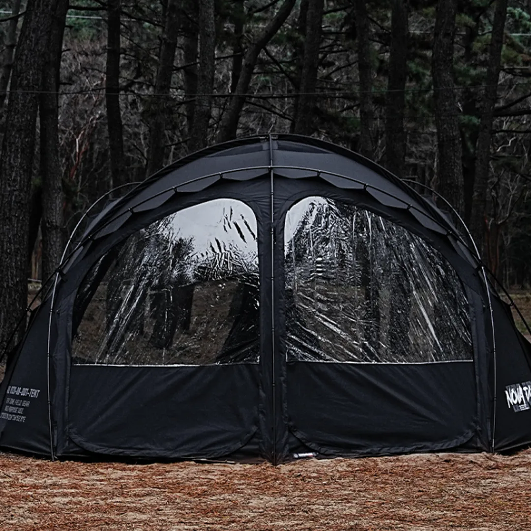 KZM Wild Field Nova Dome Tent   Black SMOG TPU