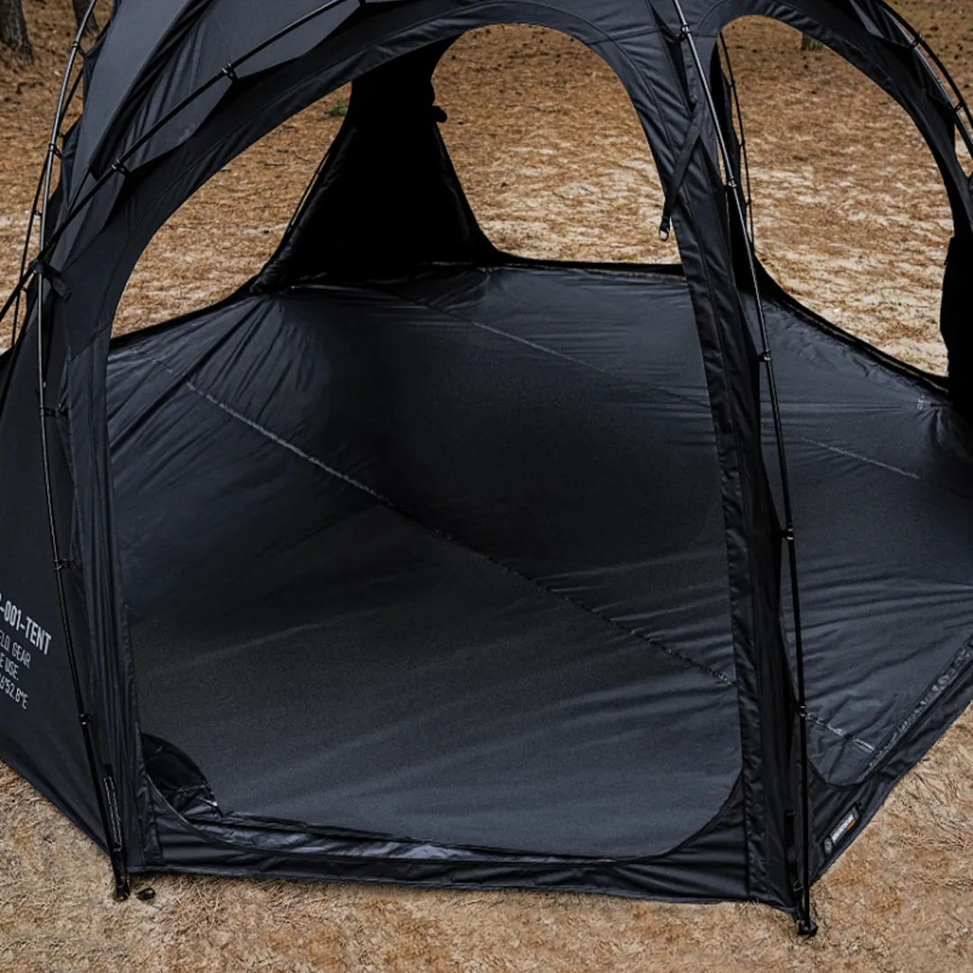 KZM Wild Field Nova Dome Tent   Black SMOG TPU