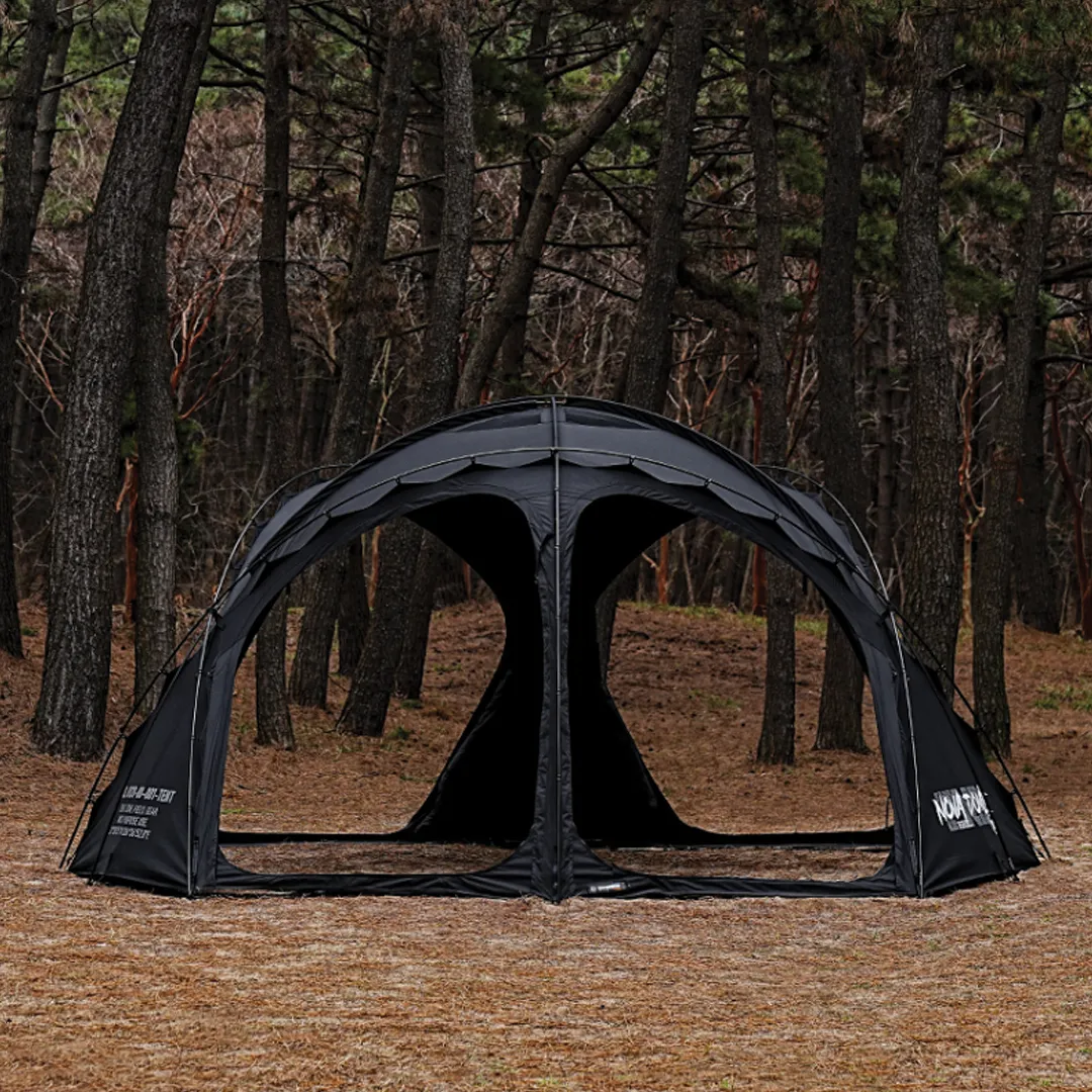 KZM Wild Field Nova Dome Tent   Black SMOG TPU