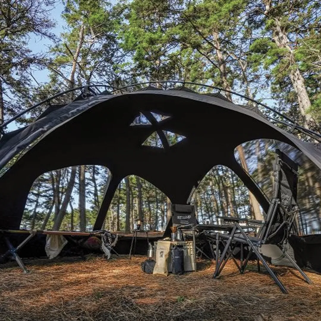 KZM Wild Field Nova Dome Tent   Black SMOG TPU