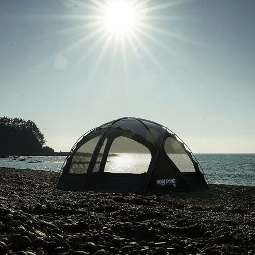KZM Wild Field Nova Dome Tent   Black SMOG TPU