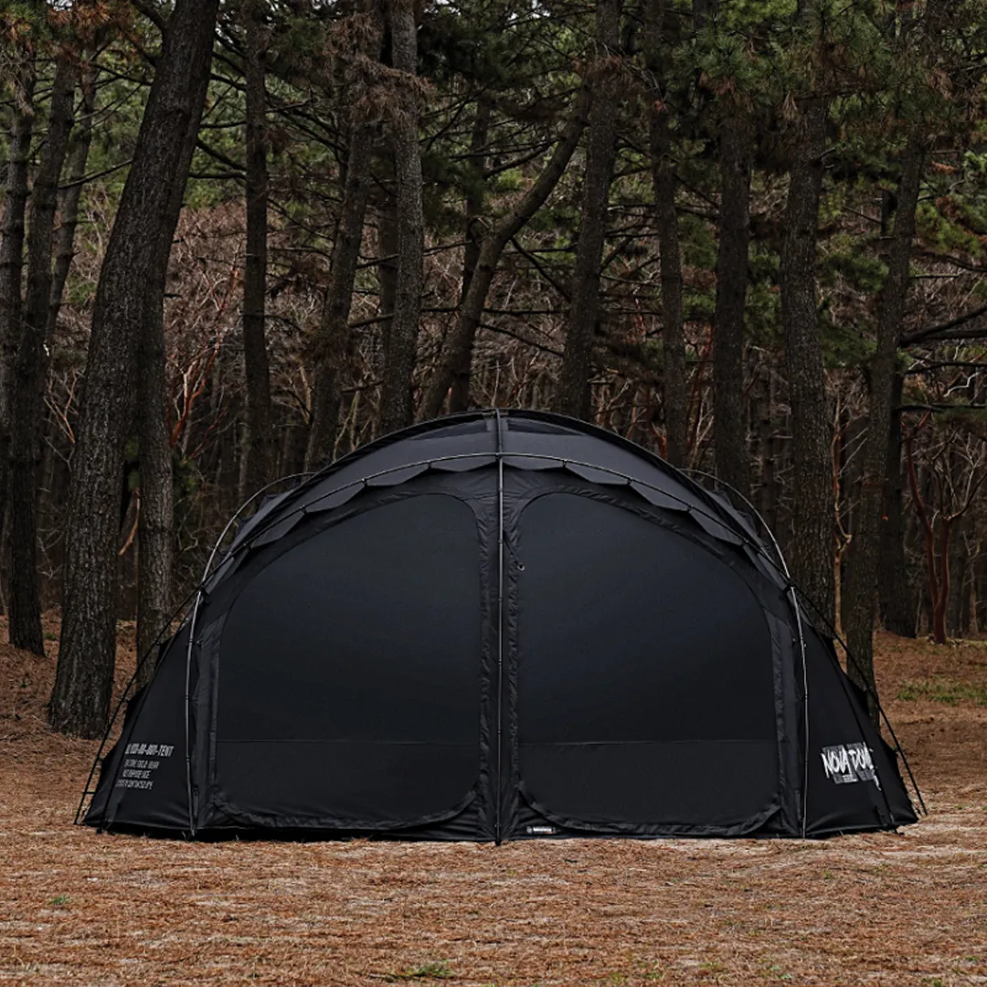 KZM Wild Field Nova Dome Tent   Black SMOG TPU
