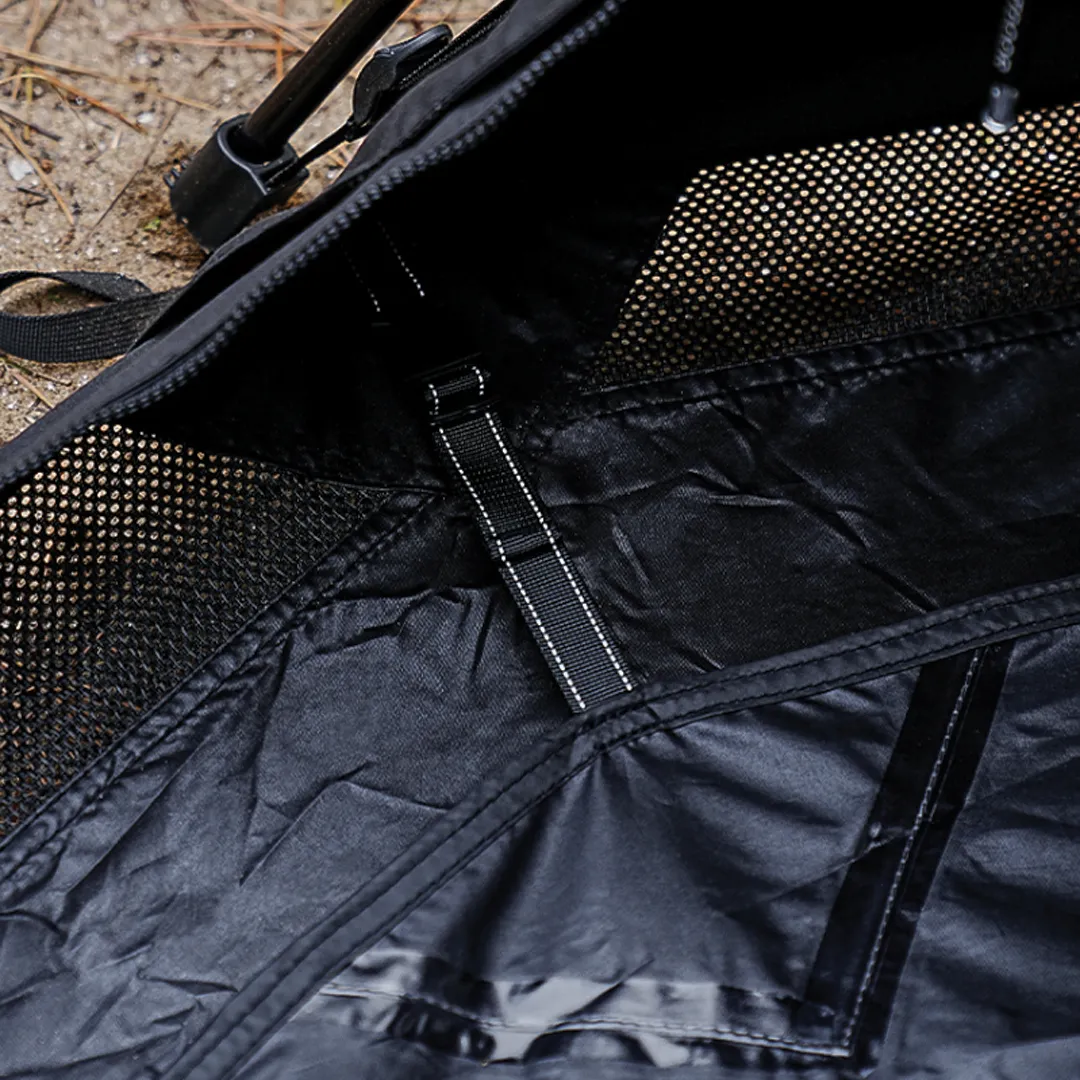 KZM Wild Field Nova Dome Tent   Black SMOG TPU