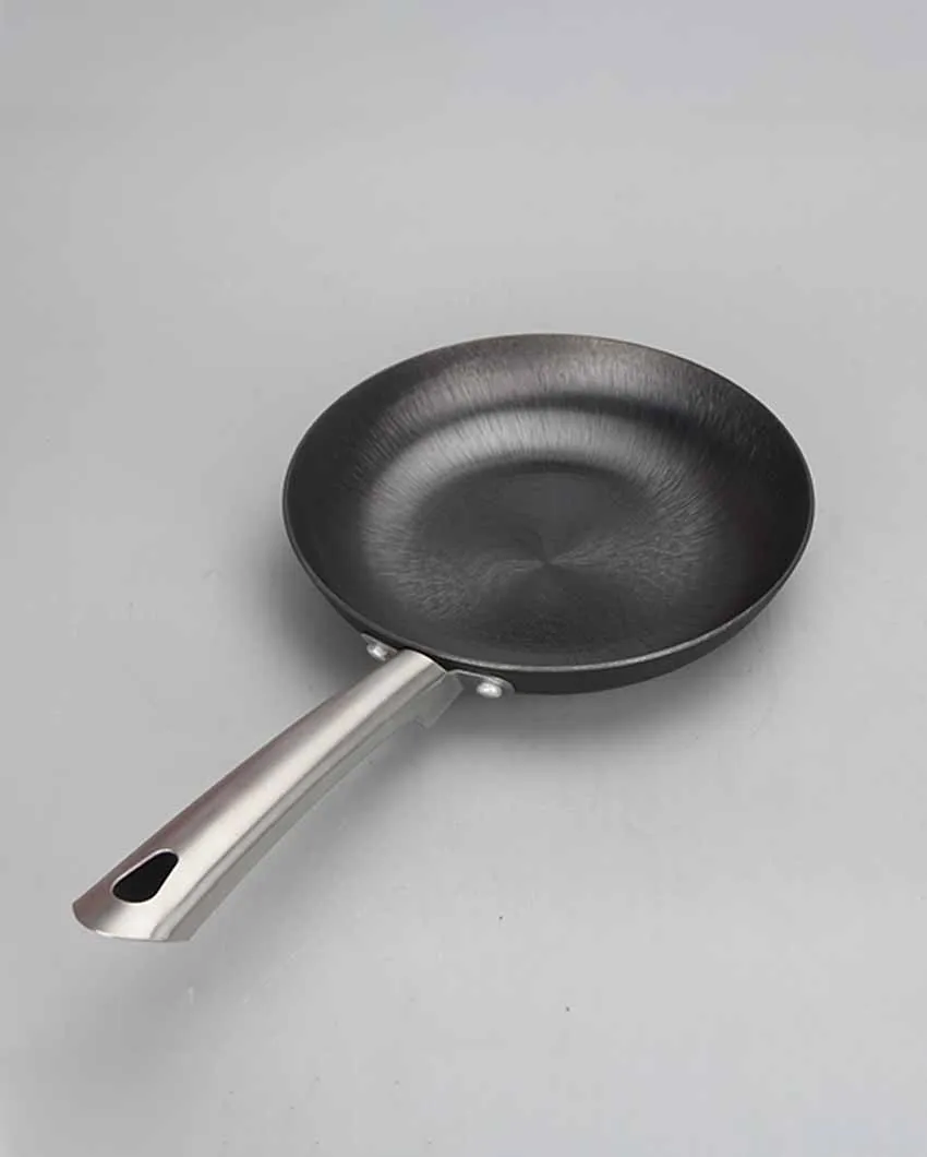 Light Weight Frypan With Grill Pan | Safe For All Cooktops