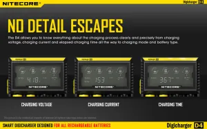 Nitecore Digicharger D4 Intelligent Battery Charger