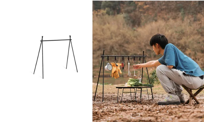 Outdoor Aluminum Alloy Triangle Storage Rack