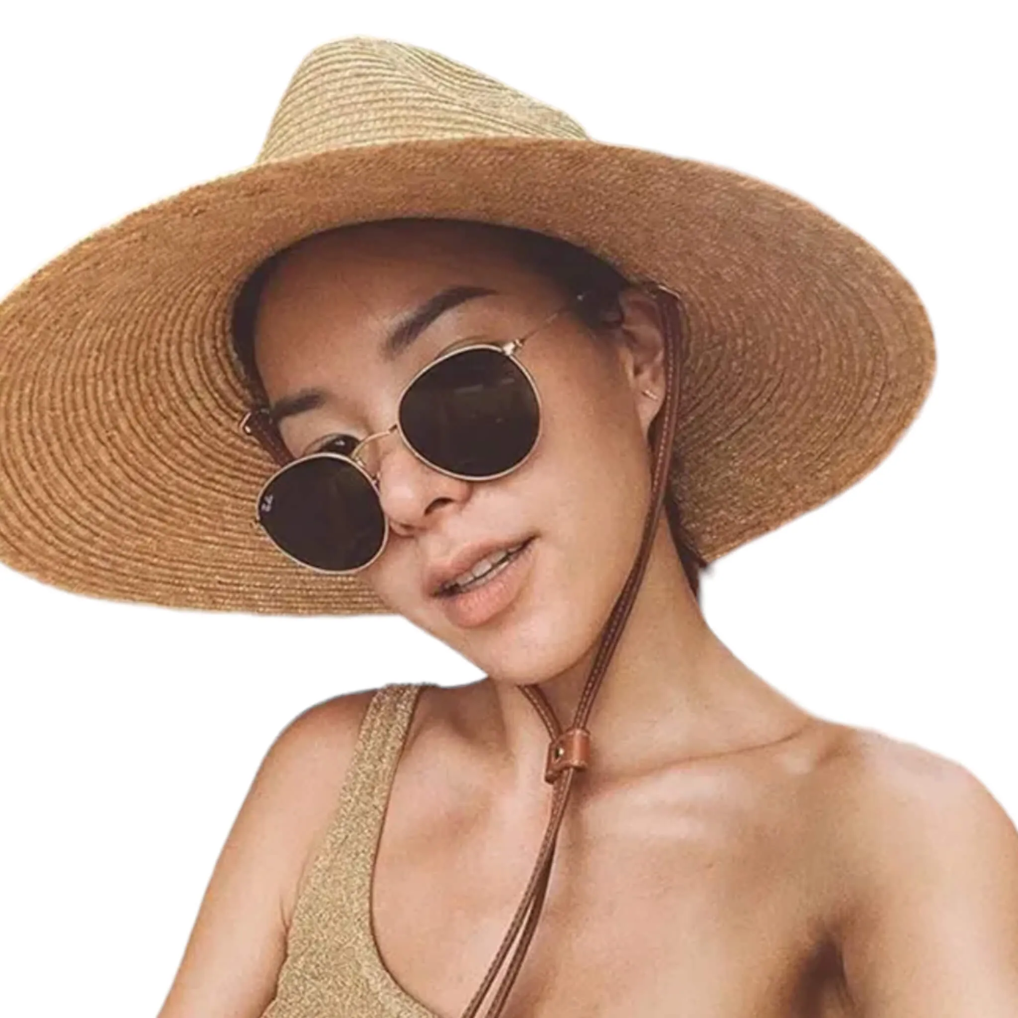 Palm Straw Natural Sun Hat