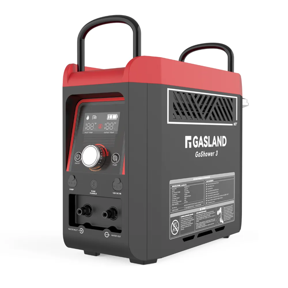 Portable Tankless Water Heater with Water Pump - 20,000BTU