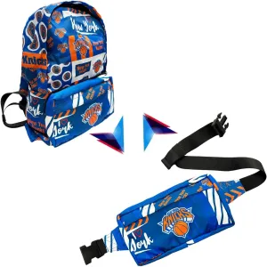 Pro Specialties Group New York Knicks Transformable 2-in-1 Mini Backpack: Convertible, Stylish, water-resistant travel belt bag.
