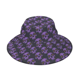 Purple Skull Heads Bucket Hat