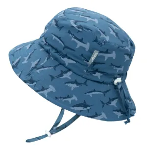 Quick Dry Hat, 50  UPF, Stay-on Tie – Shark