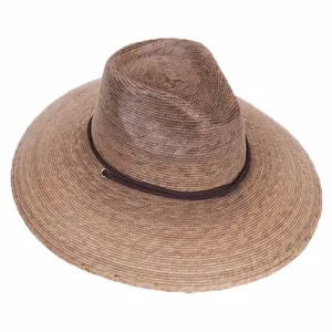 Rio Burnt Palm Leaf Safari Hat with Chin Strap - Tula Hats