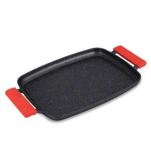 Royalty Line RL-MTG47M; Griddle, Grill Pan, Marble Coating, 2-handle, 47cm