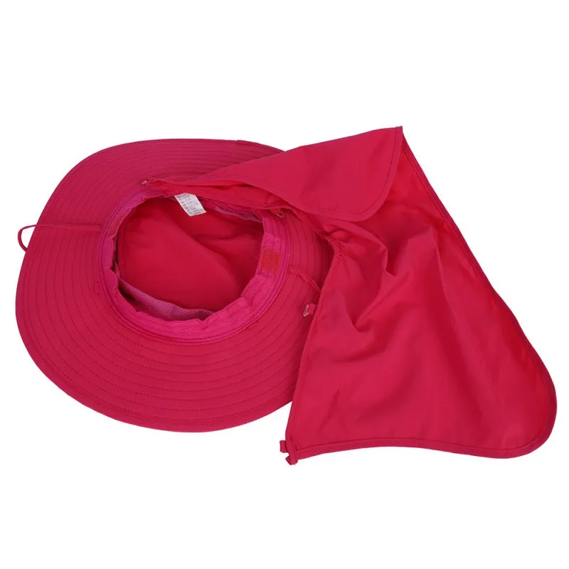 Sidiou Group Outdoor UV Protection All-round Buckle Hats Hiking Camping Face Neck Cover Cap