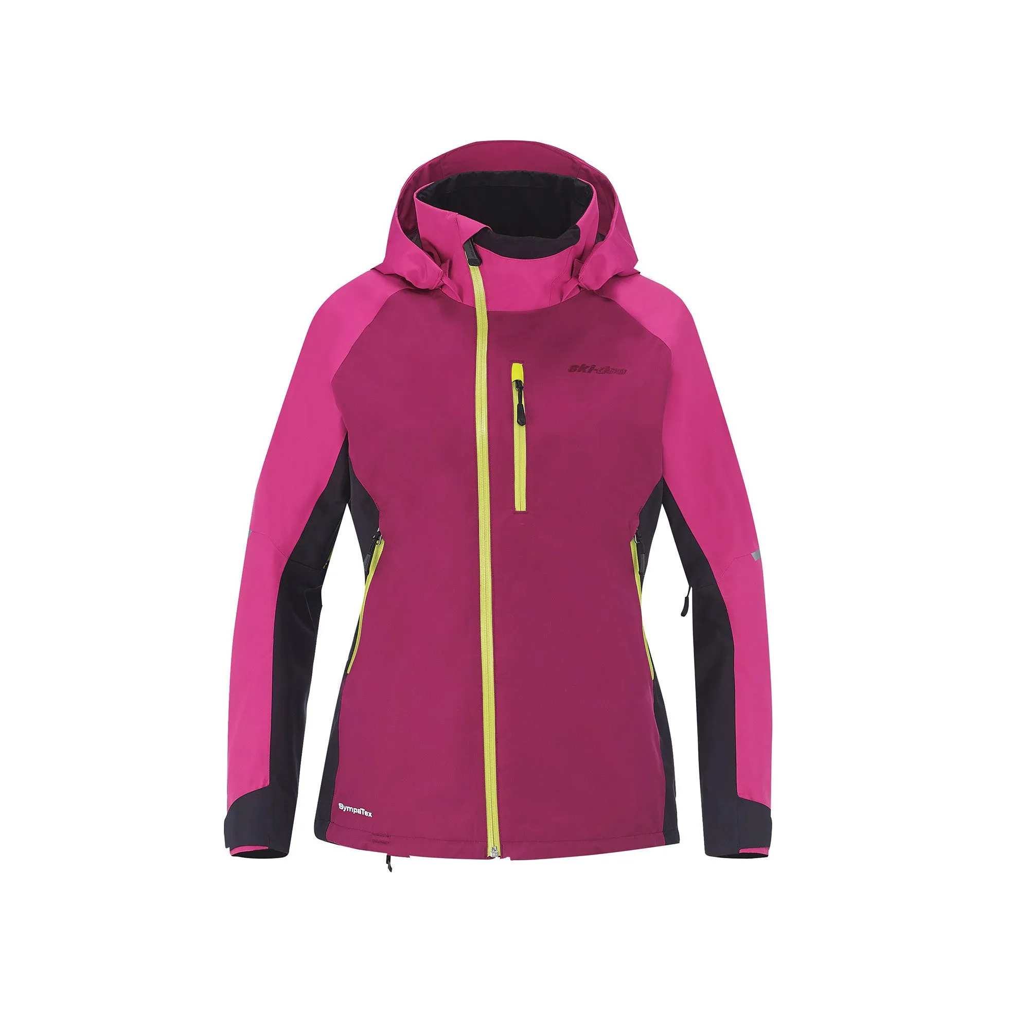 Ski-Doo Womens Helium 30 Snowmobile Jacket Wine Purple