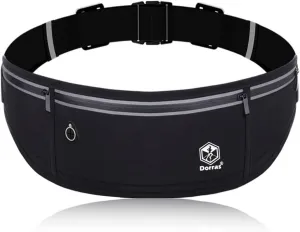 Slim Running Belt Fanny Pack for Women & Men, Running Phone Holder Runners Belt Waist Pack Bag for Running Hiking Sports