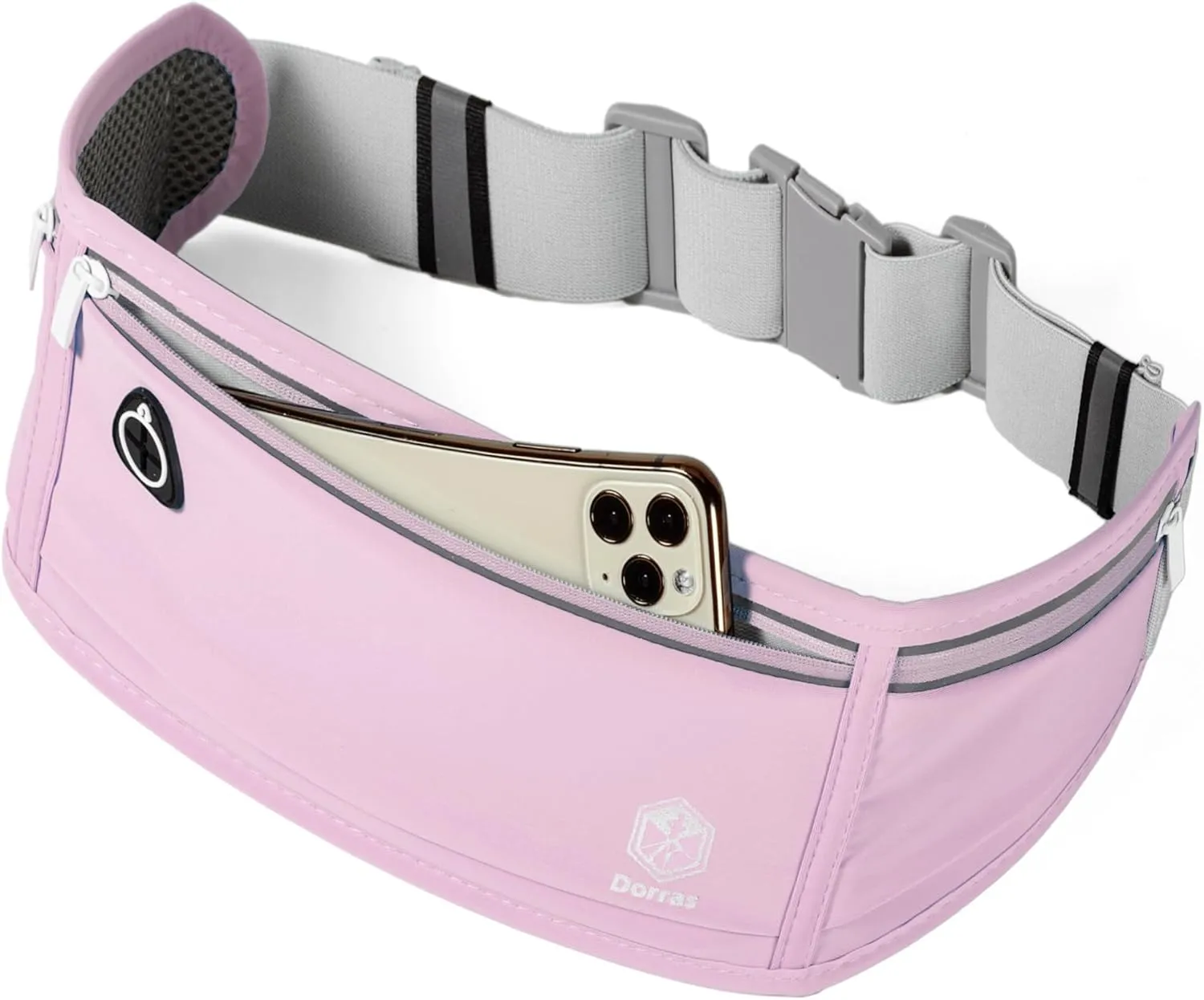 Slim Running Belt Fanny Pack for Women & Men, Running Phone Holder Runners Belt Waist Pack Bag for Running Hiking Sports