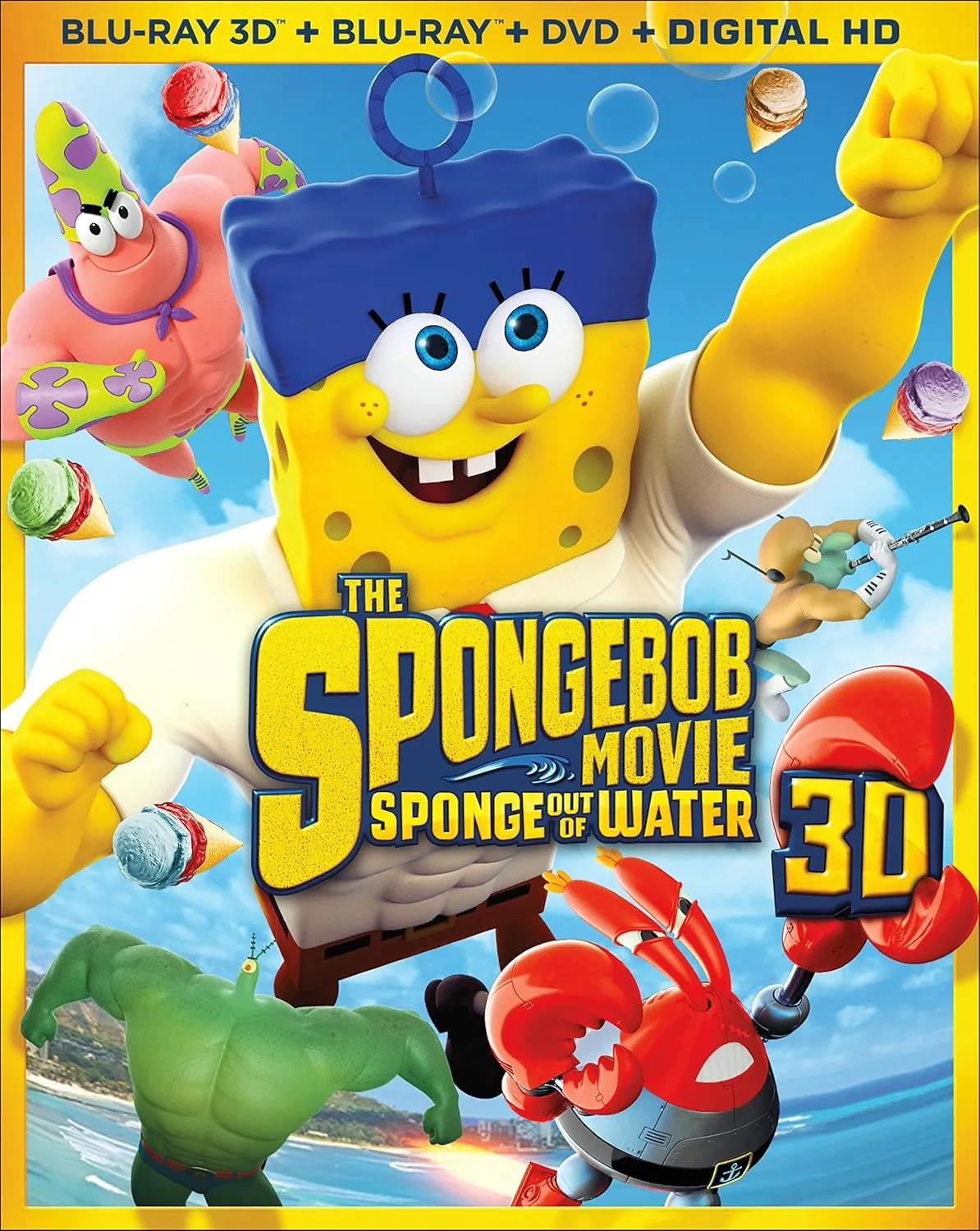 Spongebob Movie: Sponge Out of Water [Blu-ray] [3D Blu-ray]
