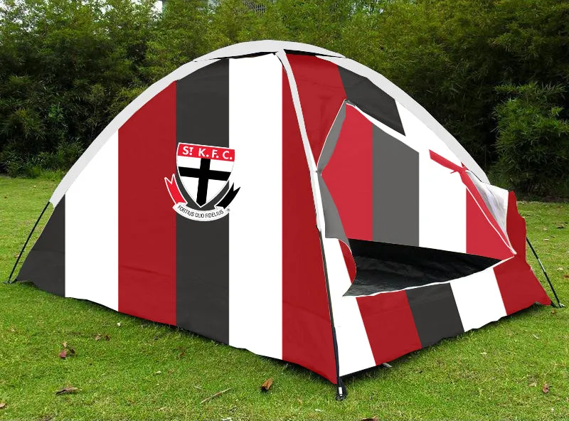St Kilda Saints AFL Camping Dome Tent Waterproof Instant