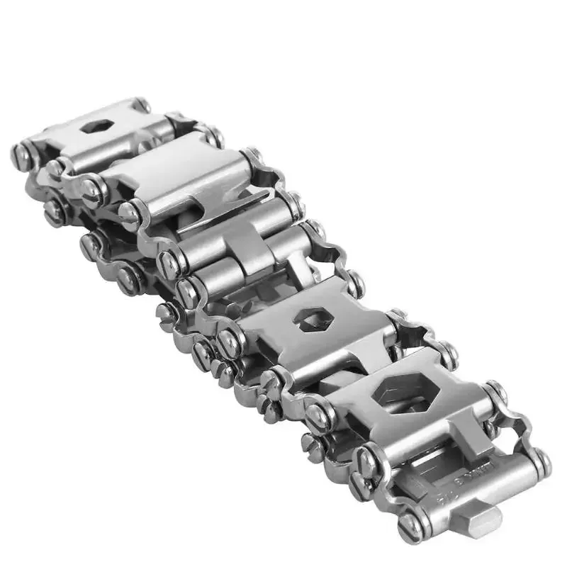 Stainless Steel Multifunction Tool Bracelet